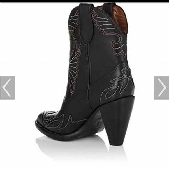 Givenchy Leather Western Ankle Boot - Picture 6 of 9
